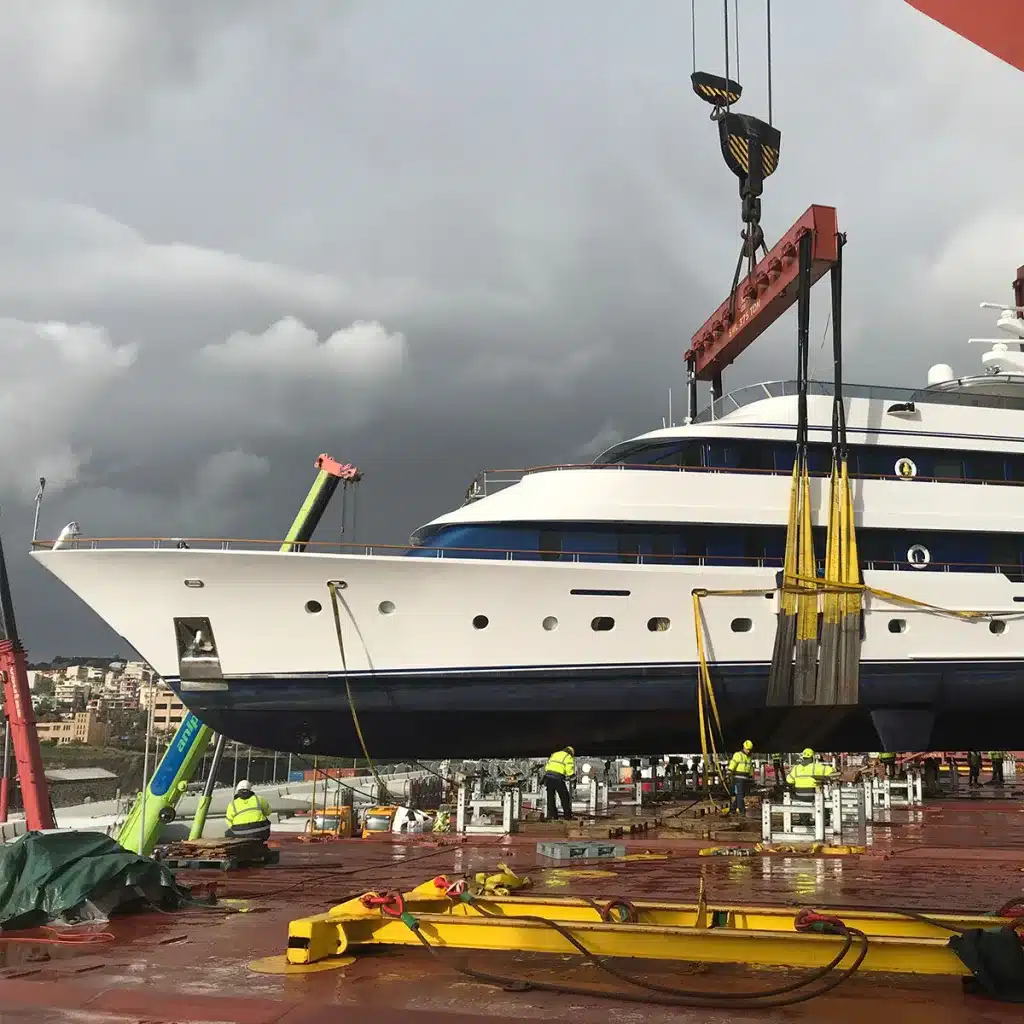 Yacht Cradles Ensuring a Damage free Voyage jpg