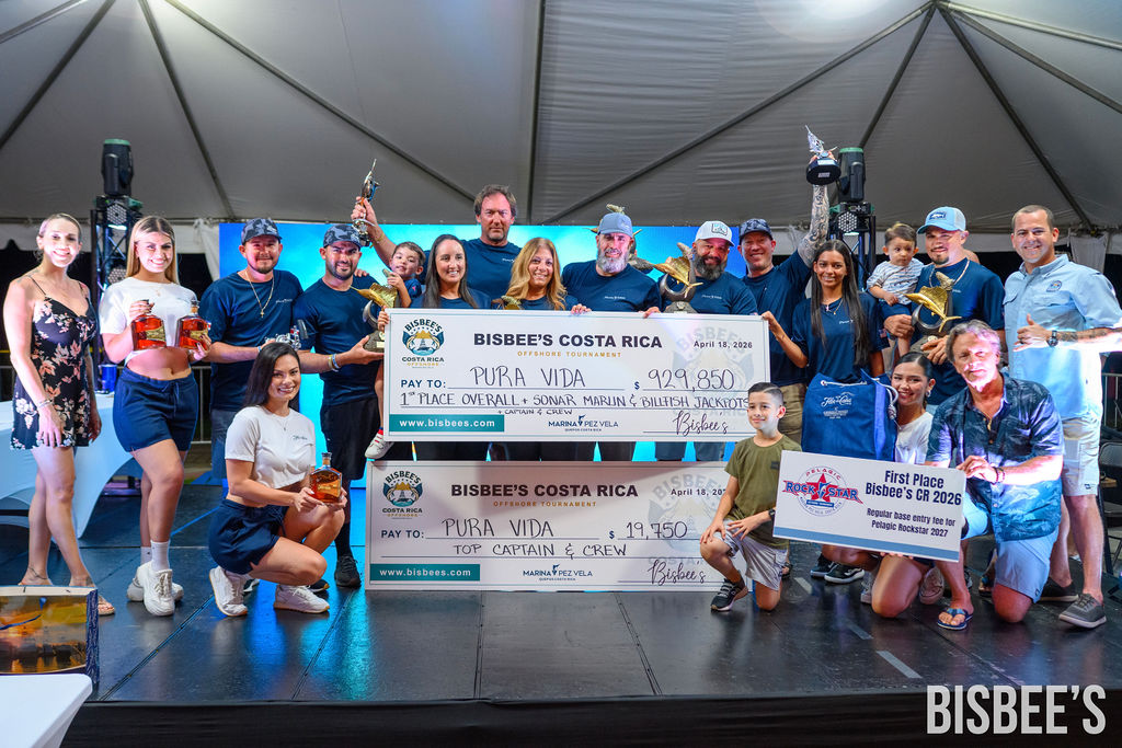 Featured image for article: Cross Chartering Sponsored Bisbee’s Inaugural Costa Rica Offshore Tournament 2026